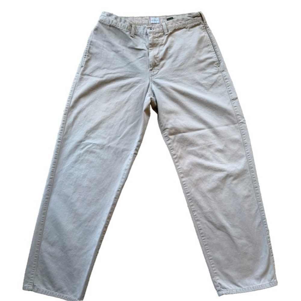 Calvin Klein Khakis Pants Mens 34 Beige Chinos Straight Leg Casual Workwear